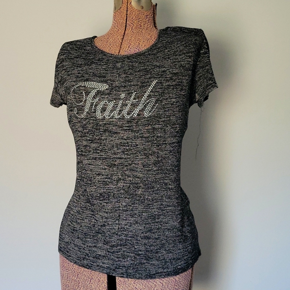 Dark Gray short sleeve shirt.  Soft and lightweight